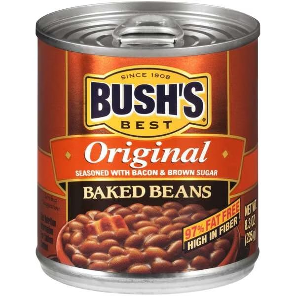 Bush's Best Pop Top Original Baked Beans 8.3 oz., PK12, Bushs Best, Mfr#: 01605