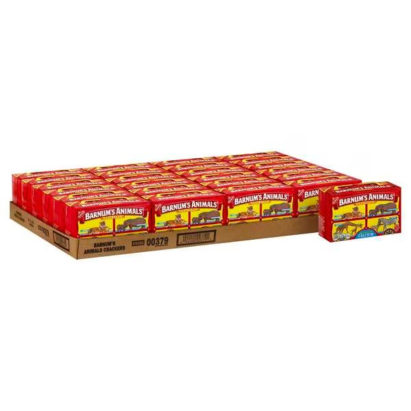 Nabisco Barnums Animal Crackers 2.125 oz. Package, PK24, Nabisco, Mfr#: 00379