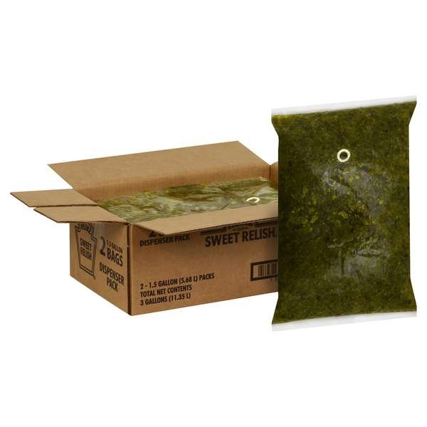 Heinz Sweet Relish Dispense Pack 1.5 gal. Bag, PK2, Heinz, Mfr#: 10013000980439