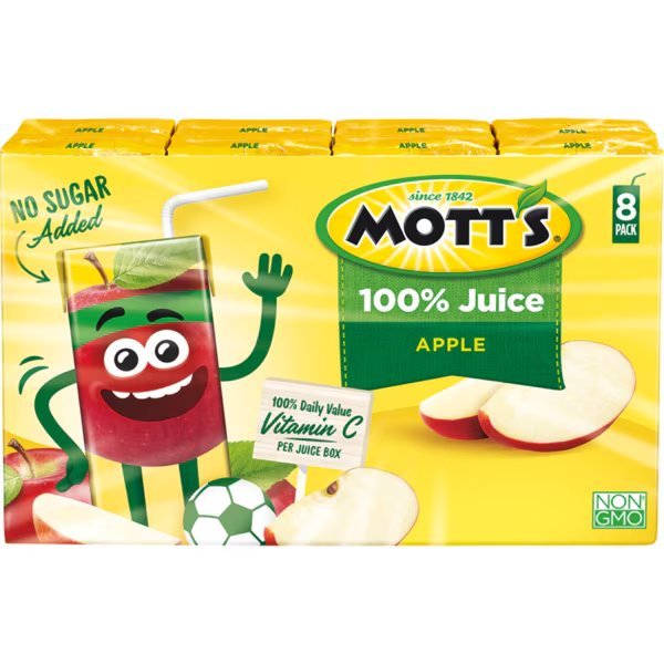 Mott's 100% Apple Juice Cup 6.75 oz. Cup, PK32, Motts, Mfr#: 10003394