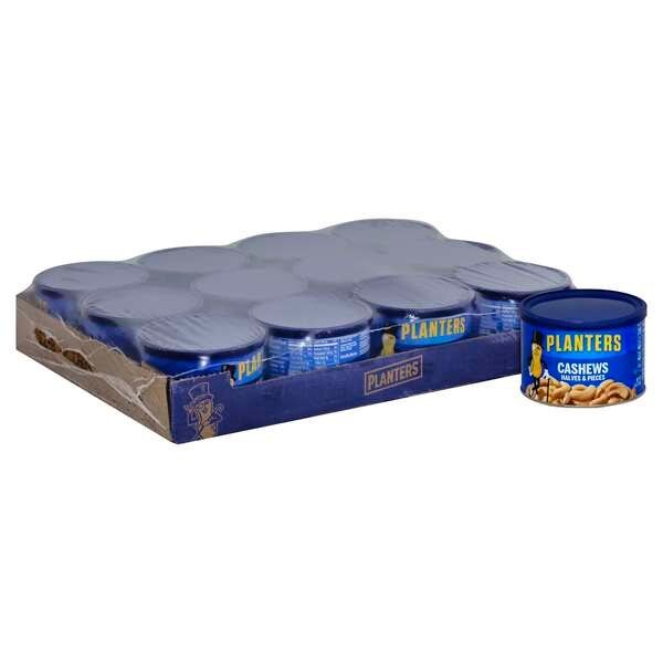 Planters Cashews Halves And Pieces 8 oz., PK12, Planters, Mfr#: 10029000016078