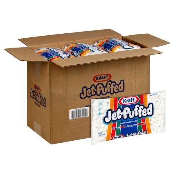 Kraft Jet-Puffed Marshmallow Mini 10 oz. Bag, PK24, Kraft, Mfr#: 10600699001547