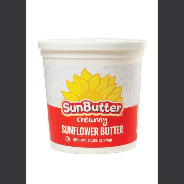 Sunbutter Sunflower Butter 5lbs Creamy Pails, PK2, Sunbutter, Mfr#: 19212