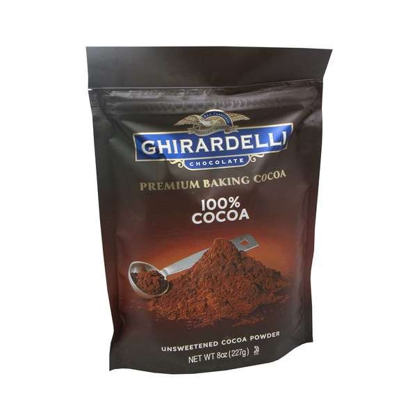 Ghirardelli Unsweetened Cocoa Powder 8 oz. Pouch, PK6, Ghirardelli, Mfr#: 61703