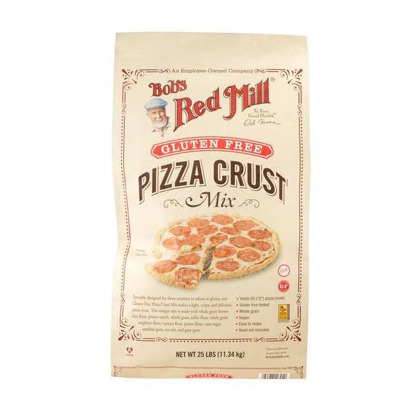 Bob's Red Mill Gluten Free Pizza Crust Mix 25lbs, Bobs Red Mill Natural Foods, Mfr#: 1995B25