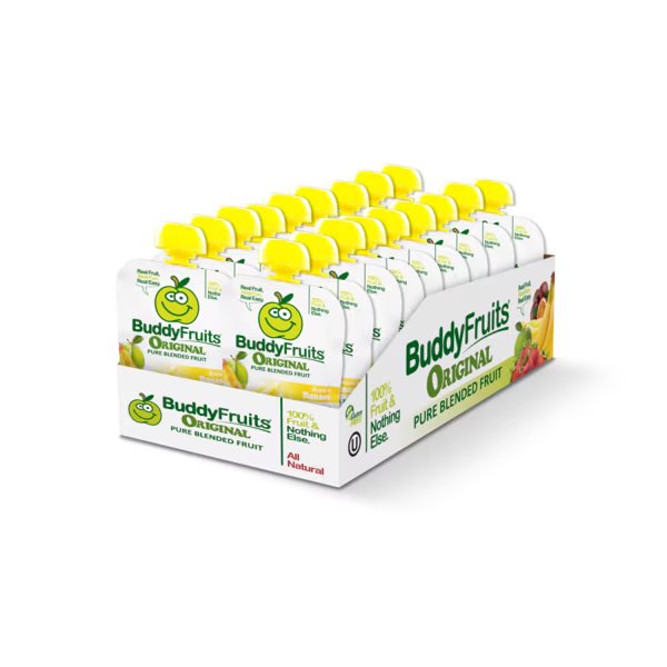 Buddy Fruits Pure Blended Banana Snack 3.2 oz., PK18, Buddy Fruits, Mfr#: 1852167