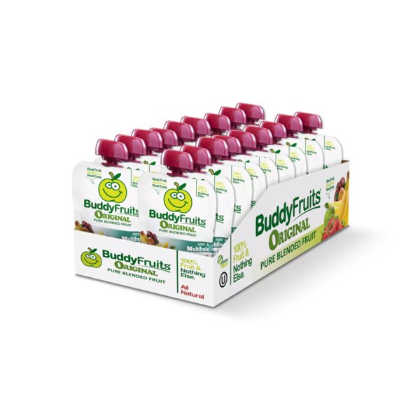 Buddy Fruits Pure Blended Multi-Fruit Snack 3.2 oz., PK18, Buddy Fruits, Mfr#: 1852174