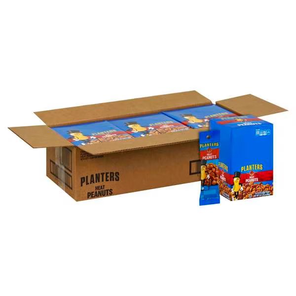 Planters Heat Peanut 2.25 oz. Tube, PK45, Planters, Mfr#: 10029000022031