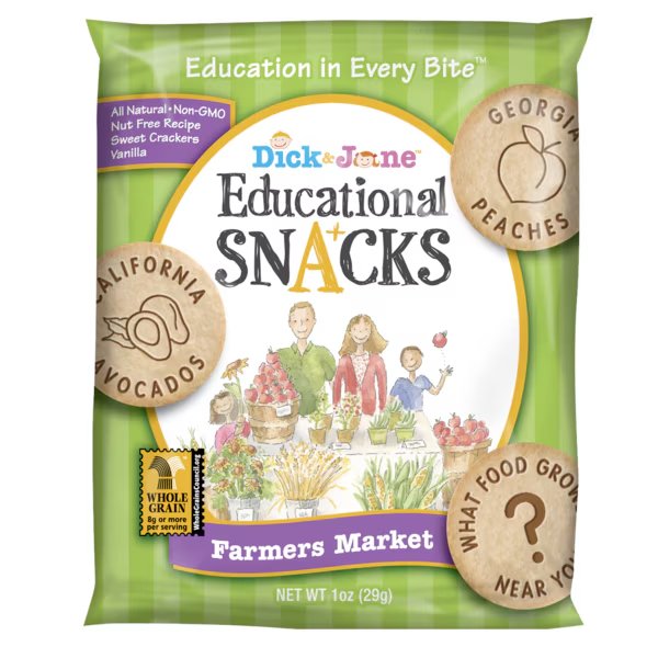 Dick And Jane Farmers Market Vanilla Snacks 1 oz. Pouch, PK120, Dick And Jane, Mfr#: ES1003