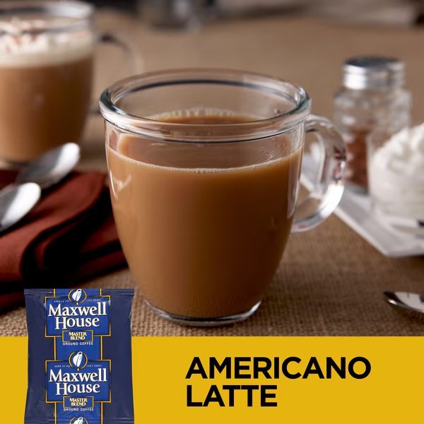 Maxwell House Coffee Master Blend Ground Coffee 1.1 oz., PK42, Maxwell House, Mfr#: 00043000866351