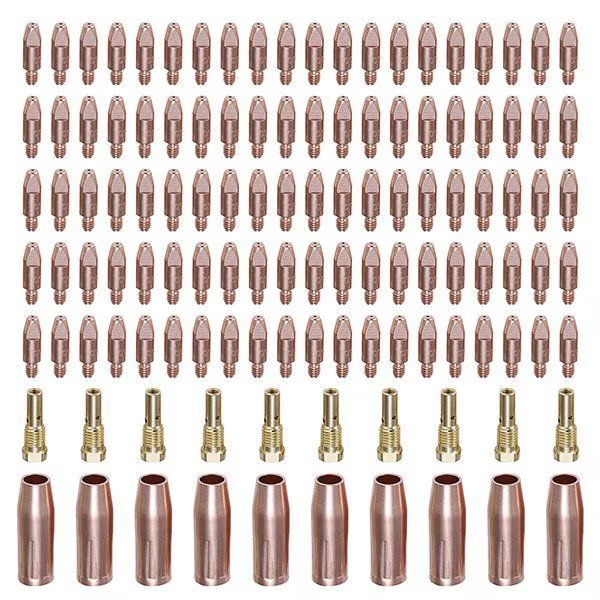 MIG Consumables, 0.040-Tip, Nozzle, Diffuser, Use For MTS-165/185/205, MIG-160/180/200, MIG-140GS., Amico Electric, Mfr#: MIG040-120