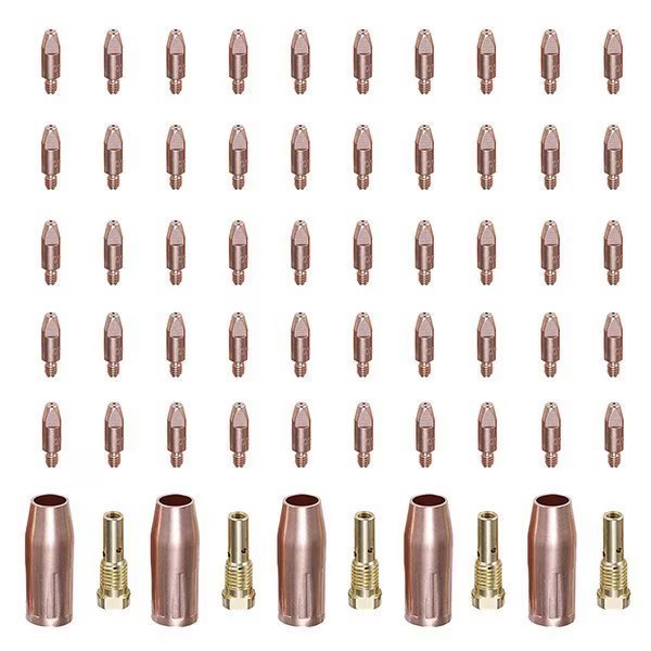 MIG Consumables, 0.040-Tip, Nozzle, Diffuser, Use For MTS-165/185/205, MIG-160/180/200, MIG-140GS., Amico Electric, Mfr#: MIG040-60