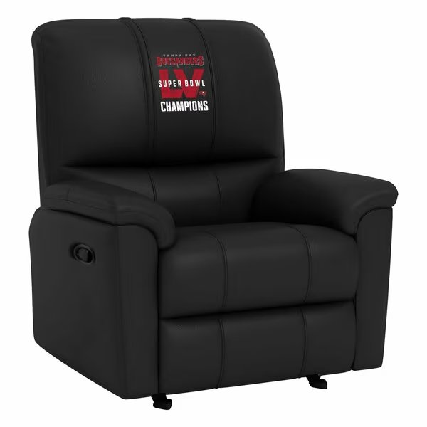 Tampa Bay Buccaneers Alternate Super Bowl LV Logo Rocker Recliner, Dreamseat, Mfr#: XZ52031CDRRBLK-PSNFL21049