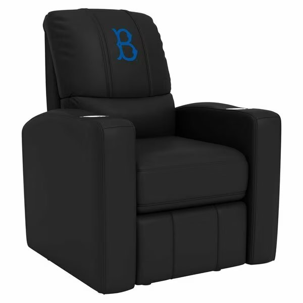 Stealth Recliner with Brooklyn Dodgers Cooperstown Logo, Dreamseat, Mfr#: XZ52082CDSMHTBLK-PSCOOP0045