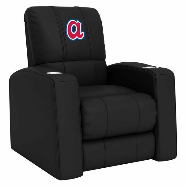Relax Recliner with Atlanta Braves Cooperstown Primary Logo, Dreamseat, Mfr#: XZ418301RHTCDBLK-PSCOOP0005