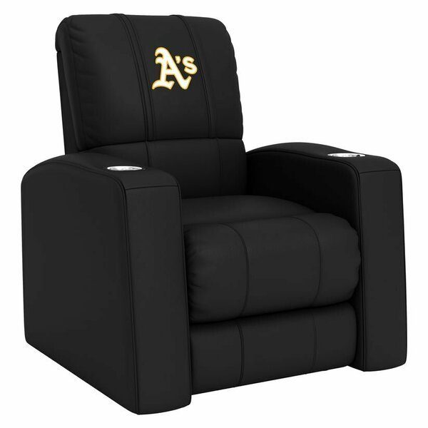 Relax Recliner with Oakland Athletics Secondary Logo, Dreamseat, Mfr#: XZ418301RHTCDBLK-PSMLB21091