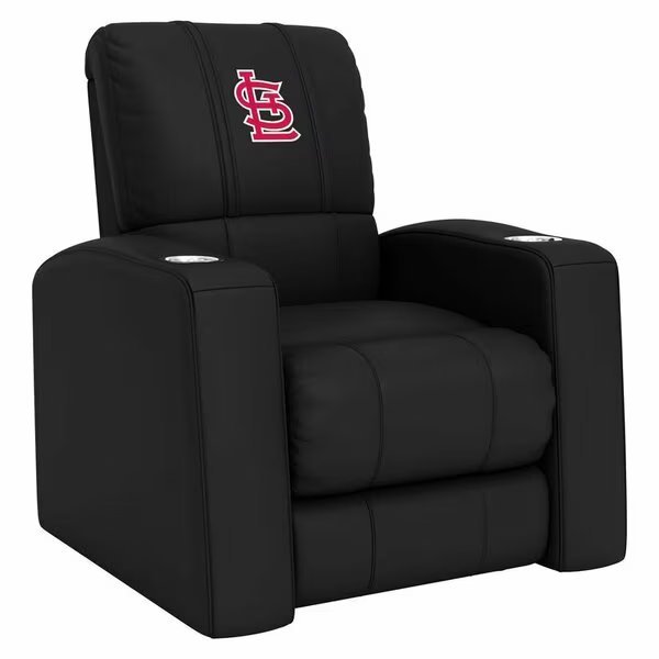 Relax Recliner with St Louis Cardinals Secondary Logo, Dreamseat, Mfr#: XZ418301RHTCDBLK-PSMLB22051