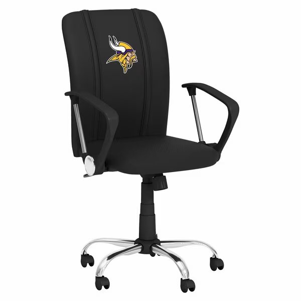 Curve Task Chair with Minnesota Vikings Primary Logo, Dreamseat, Mfr#: XZOCCURVE-PSNFL20095