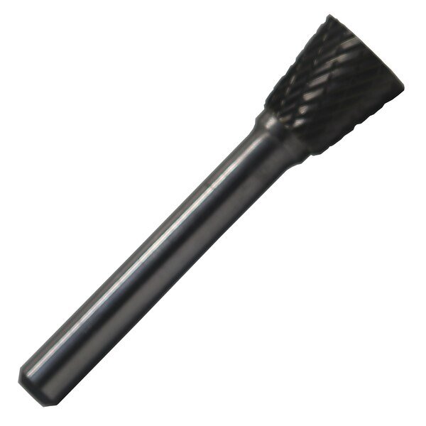 1/4"x5/16" Inverted Cone Carbide Burr 1/4" Shank, Drill America, Mfr#: DULSN1