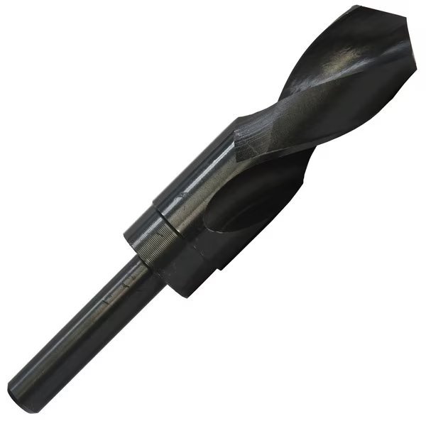 1-1/8" Reduced Shank HSS Drill Bit 1/2" Shank, Number of Flutes: 2, Drill America, Mfr#: DWDRSD1-1/8