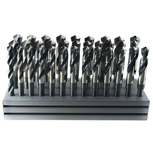 32PC S&D DRILL BIT STAND 1/2-1" BY 64ths W/Drill, Drillco, Mfr#: 1000A32