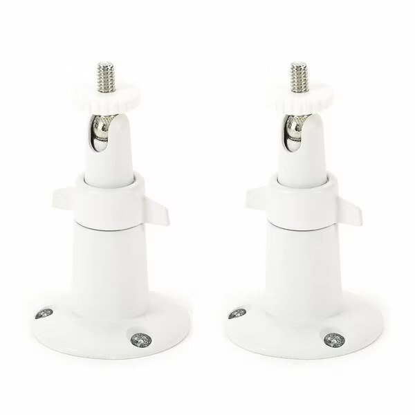 Camera Metal Wall Mount, Adjustable, Indoor/Outdoor, White, 2PK, Wasserstein, Mfr#: MetalMountWhite2USA