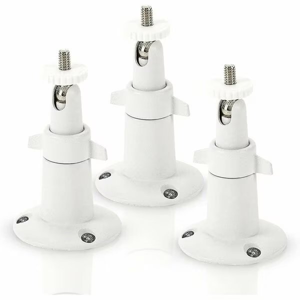 Camera Metal Wall Mount, Adjustable, Indoor/Outdoor, White, 3PK, Wasserstein, Mfr#: MetalMountWhite3USA