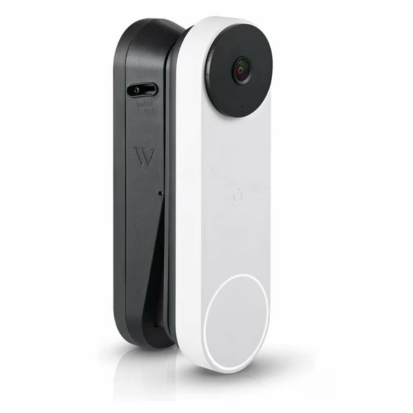 Doorbell Vertical Adjustable Mount, for Google Nest Doorbell Battery, Made for Google Nest, Wasserstein, Mfr#: NestDB2VerMtBlkUSA
