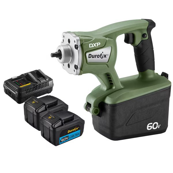 DXP 60V Cordless BLDC Concrete Vibrator, 2-Battery -NO Shaft, Durofix, Mfr#: RZ6008-P2