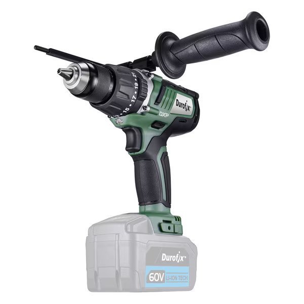 DXP 60V BLDC 2-speed Jumbo Hammer Drill 1,062 In-lbs Tool Only, Durofix, Mfr#: RK60132T