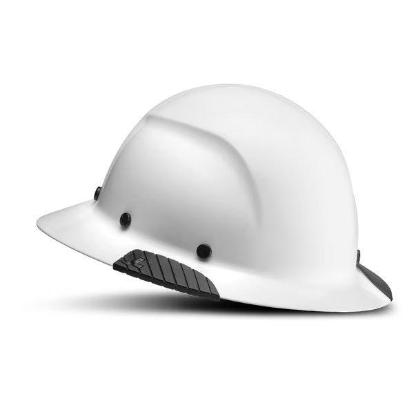 Hard Hat Fiber Resin Full Brim (Gloss White)
