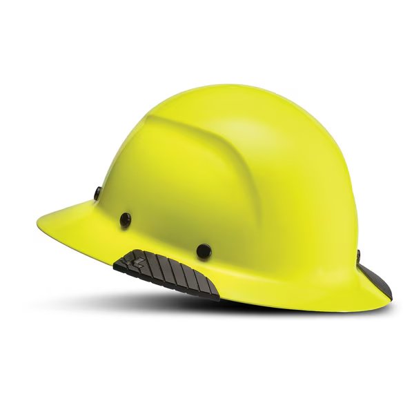 Hard Hat Fiber Resin Full Brim (Yellow)