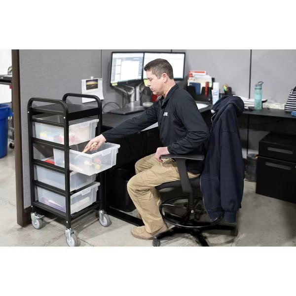4Bin Lug Cart, Luxor, Mfr#: UCWS002