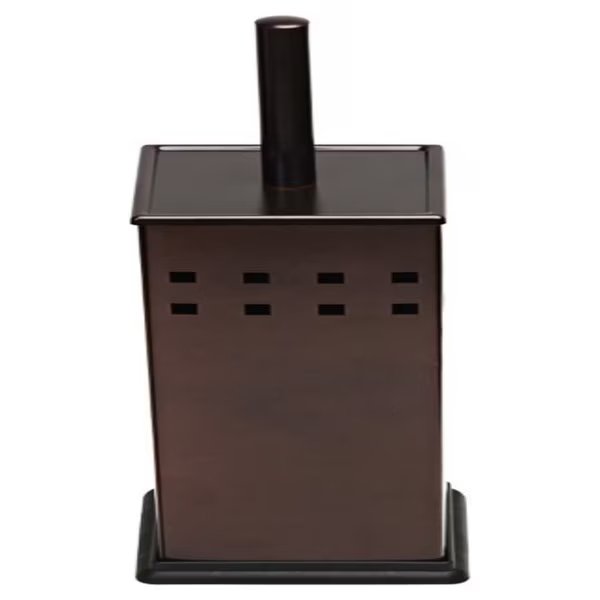 Toilet Bowl Brush and Holder for Bathroom Toilet Cleaner, Bronze, Blue Donuts, Mfr#: BD3462510