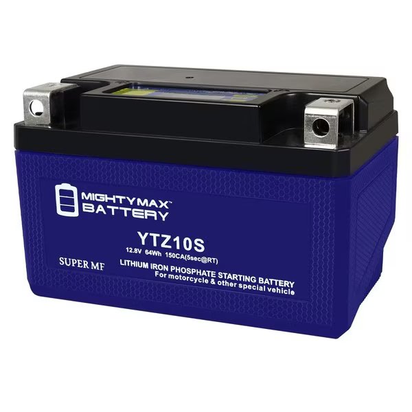 YTZ10S Lithium Replacement Battery compatible with Yamaha XSR900 16-17, Mighty Max Battery, Mfr#: MAX4004702