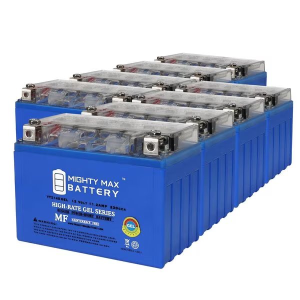 YTZ14SGEL 12V 11.2AH Replacement Battery compatible with Yuasa TTZ14S - 8PK, Mighty Max Battery, Mfr#: MAX4025946