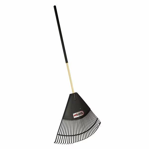 Leaf Rake, 32in Resin Head, 48in Hardwood Handle w/ Soft Foam Grip, Emsco Group, Mfr#: 2860