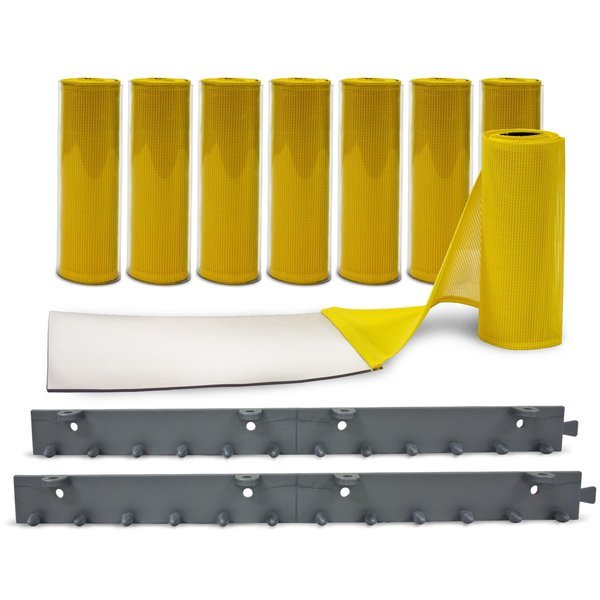 AirFlex Yellow Replacement Strips 8', 8" x .080, Aleco, Mfr#: 400718