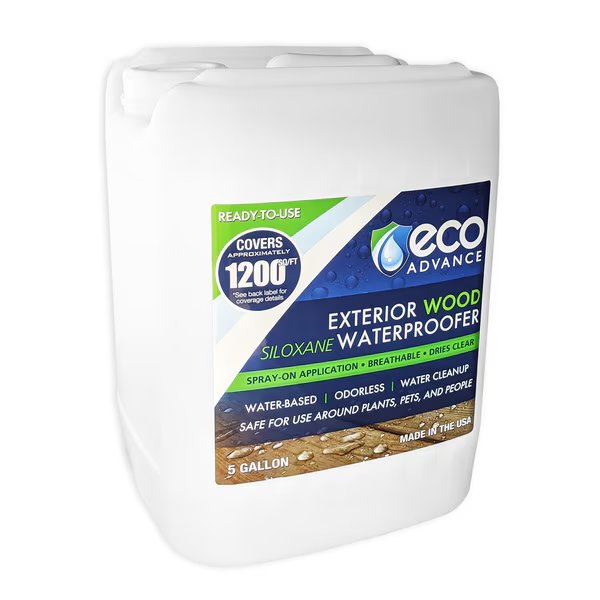 Exterior Wood Waterproofer, 5 Gallon, Eco Advance, Mfr#: EAWOD640PD