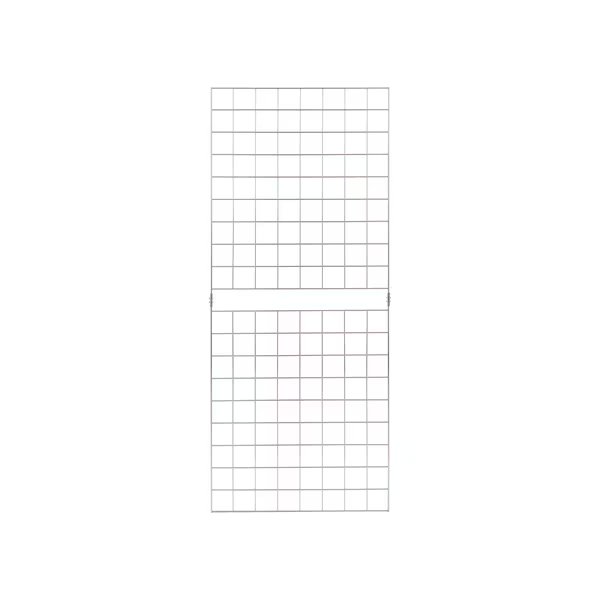 2'x5' Chrome Portable Grid Panel, Pack Of 3, Econoco, Mfr#: C2X5
