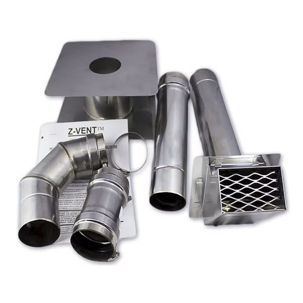 3" Horizontal Vent Kit, Eccotemp, Mfr#: 2ZVEWD03