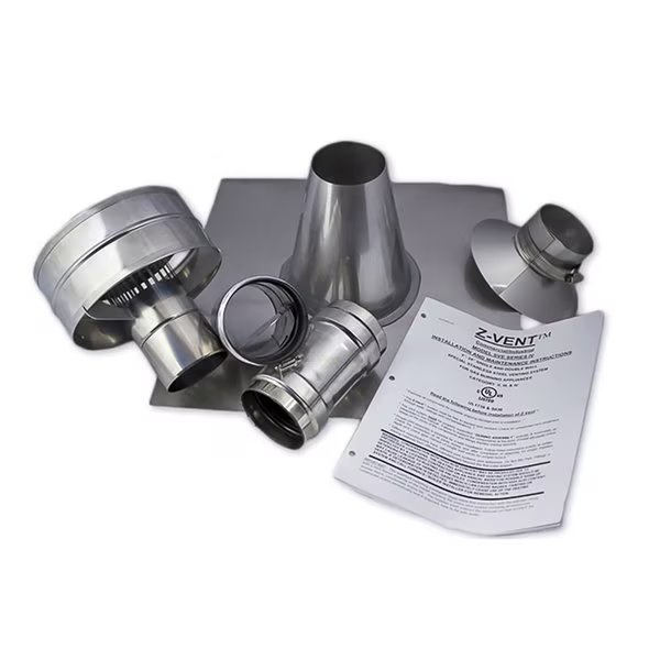 3" Vertical Vent Kit, Eccotemp, Mfr#: 2SVSRPKE03