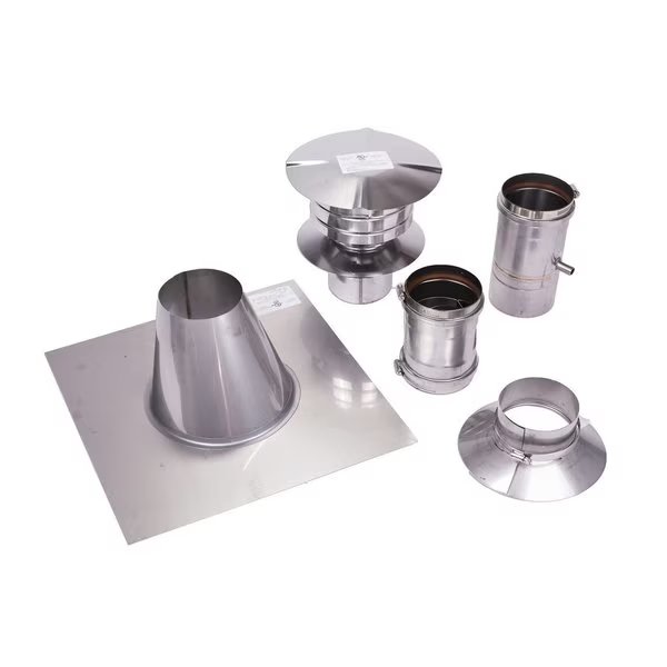 4" Vertical Vent Kit, Eccotemp, Mfr#: 2SVSRPKE04