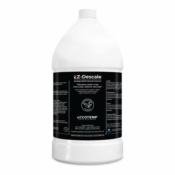 System Descaler Solution 1 Gal., Eccotemp, Mfr#: EZL1GAL