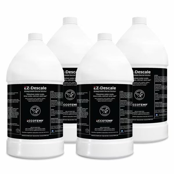 System Descaler Solution - 1 Gal, PK 4, Eccotemp, Mfr#: EZ1GAL-4