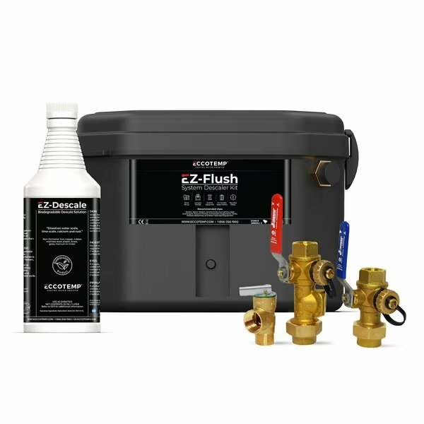 EZ-Flush Descaler with Jomar Service Valve Kit, Eccotemp, Mfr#: EZ-KIT-WEB