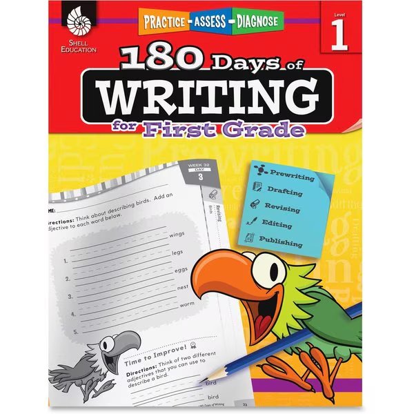 180 Days of Writing for First Grade, Shell Education, Mfr#: 51524