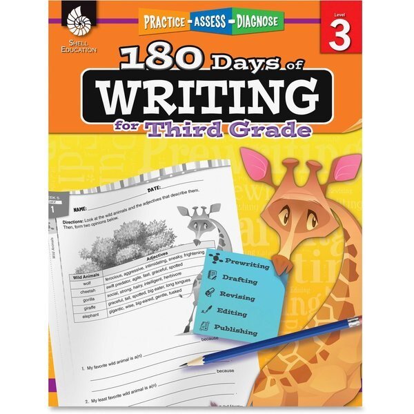 180 Days of Writing Book, Grade 3, Shell Education, Mfr#: 51526