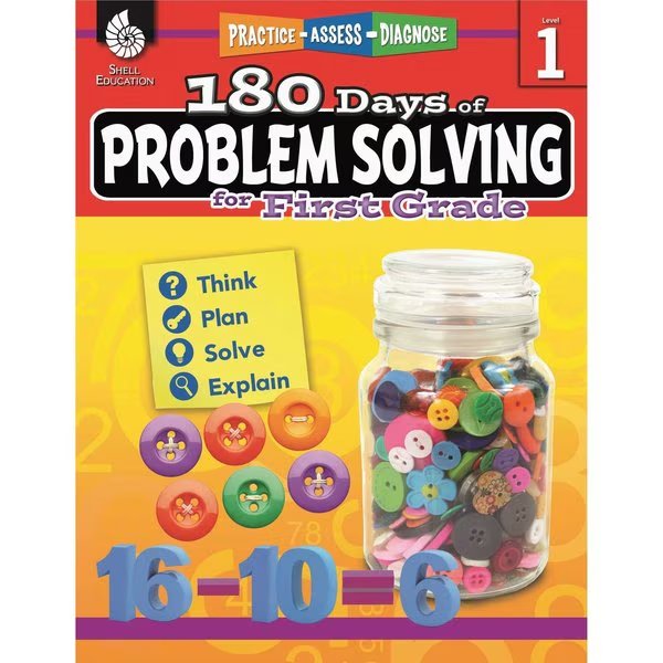 One Hundred and Eighty Days of Problem Solving for First Grade, Shell Education, Mfr#: 51613