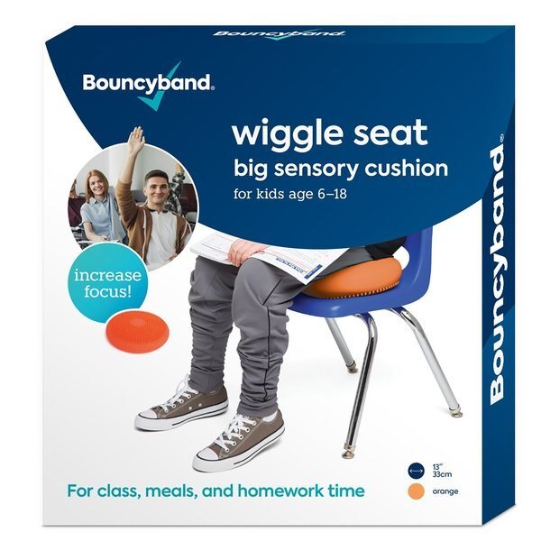 Big Wiggle Seat Sensory Cushion, Orange, Bouncybands, Mfr#: WS33OR